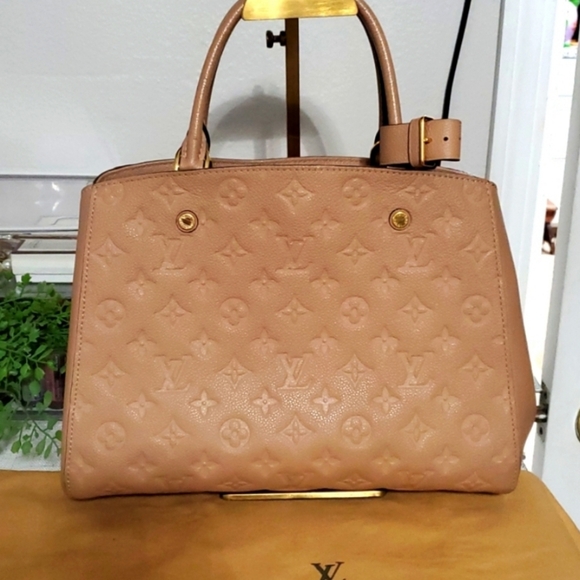 🇲🇫LOUIS VUITTON Montaigne Empreinte MM Leather Satchel Bag🤎🤎🤎🤎 - Picture 6 of 16
